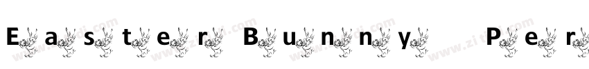 Easter Bunny   Pers字体转换